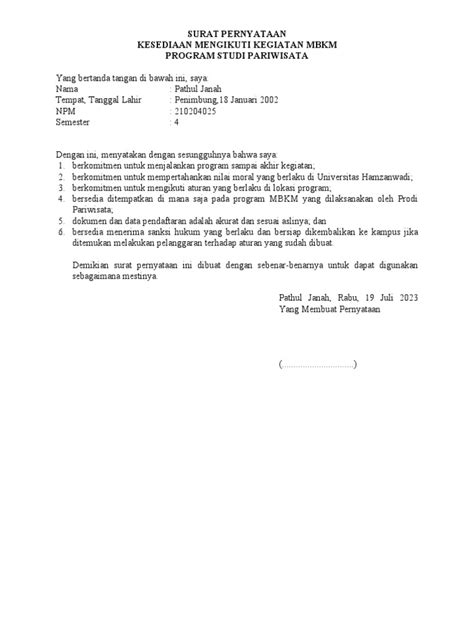 Unggah Surat Penerimaan MBKM .